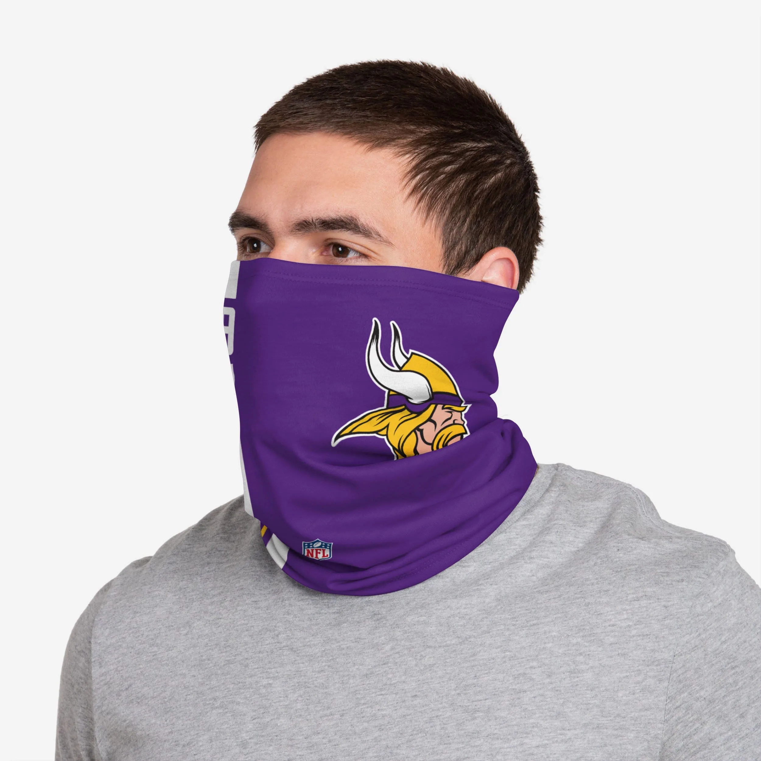 Adam Thielen Minnesota Vikings On-Field Sideline Logo Gaiter Scarf