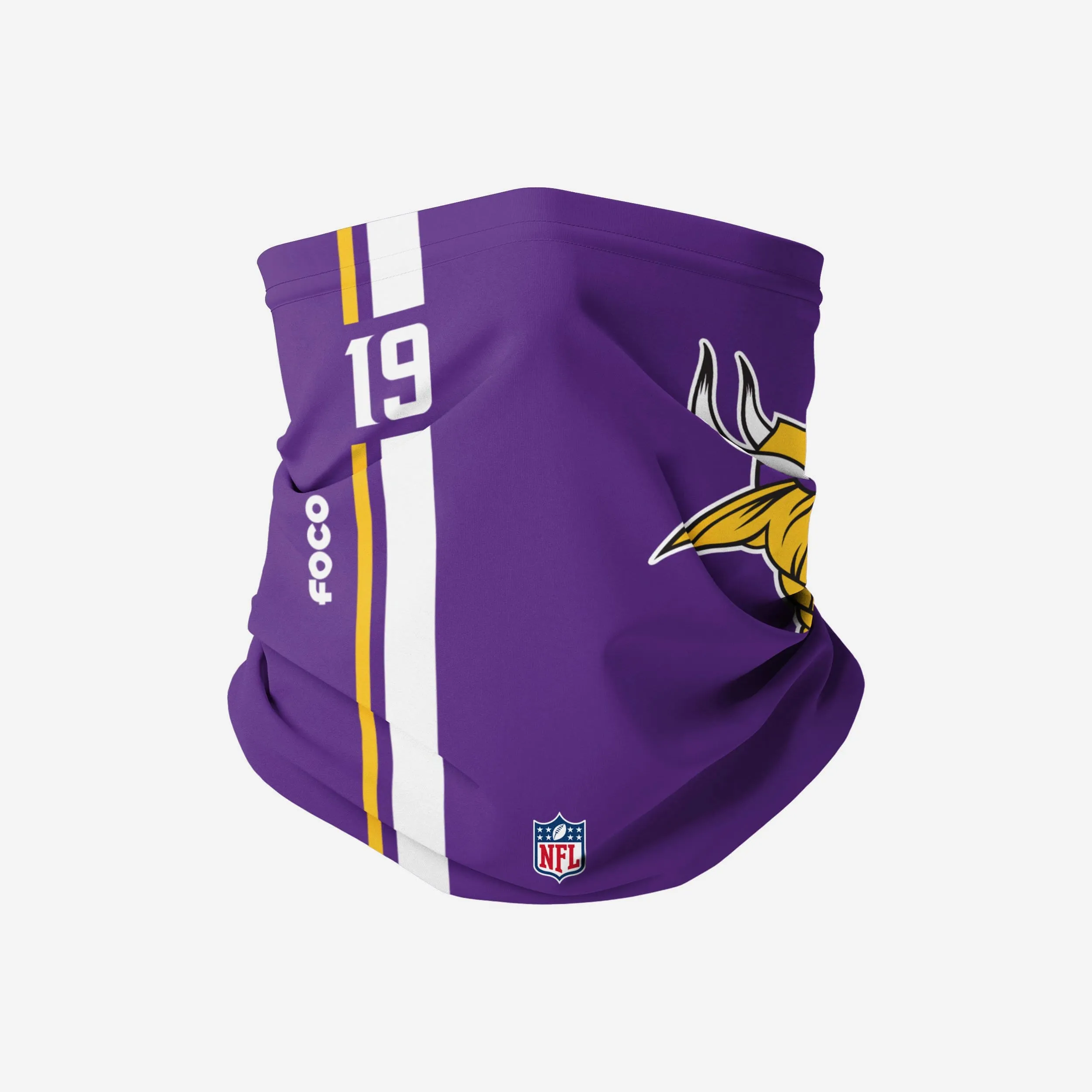 Adam Thielen Minnesota Vikings On-Field Sideline Logo Gaiter Scarf