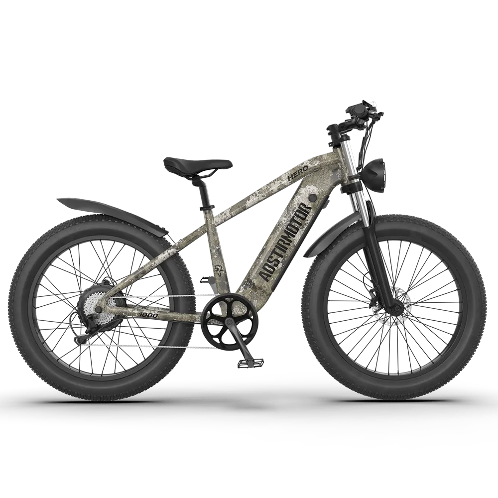 Aostirmotor HERO 1000W 52V Off-Road Fat Tire Electric Bike