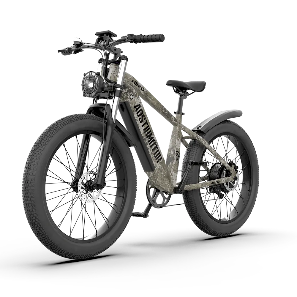 Aostirmotor HERO 1000W 52V Off-Road Fat Tire Electric Bike