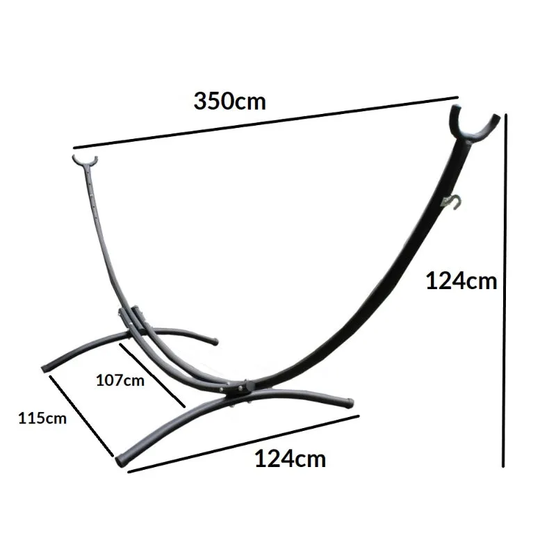 Arc Hammock Stand and Family Hammock