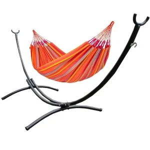 Arc Hammock Stand and Family Hammock