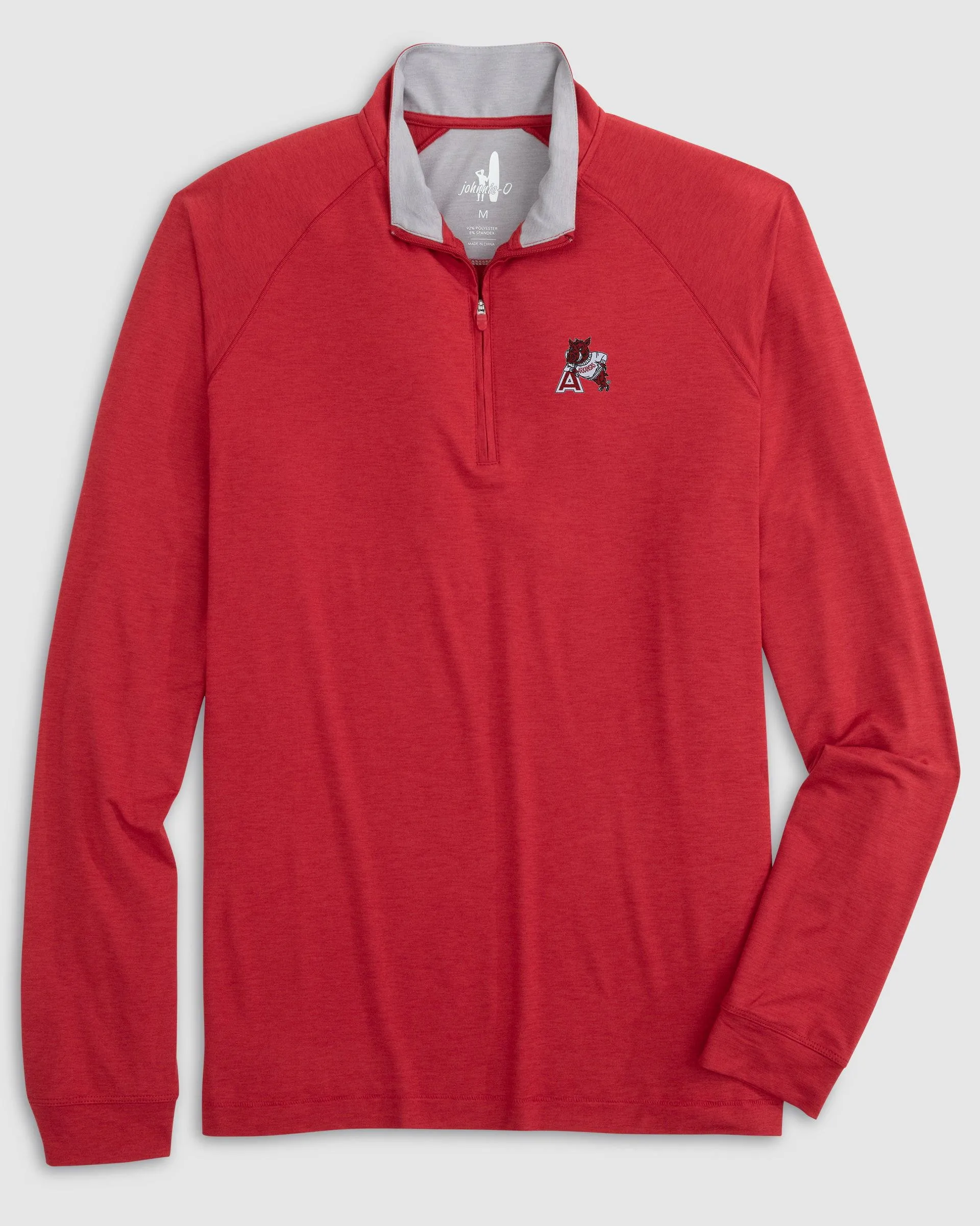 Arkansas Freeborne Performance 1/4 Zip - Vault Logo