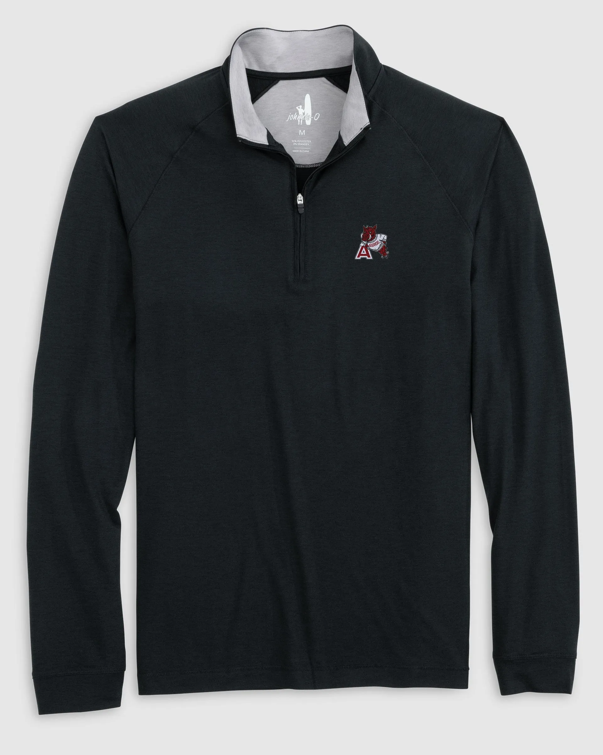 Arkansas Freeborne Performance 1/4 Zip - Vault Logo