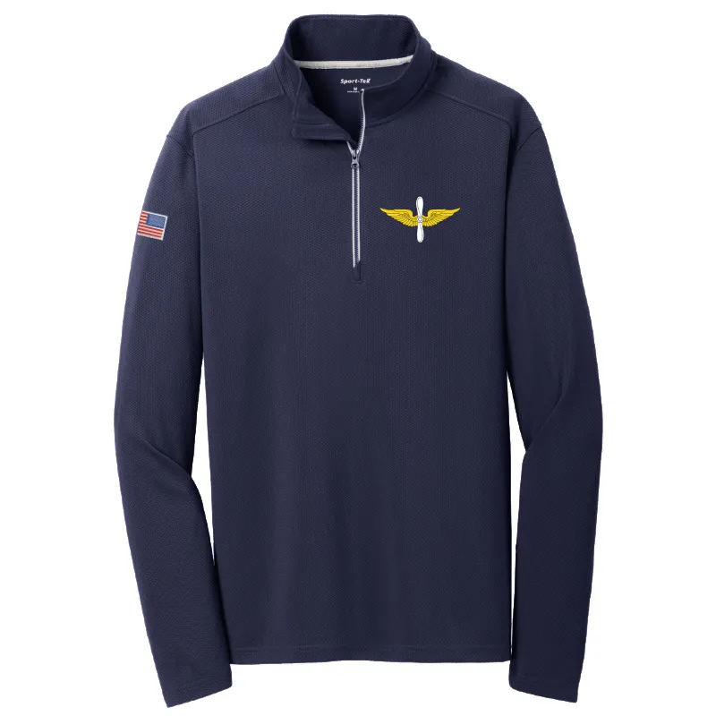 Aviation Moisture Wicking 1/4 Zip