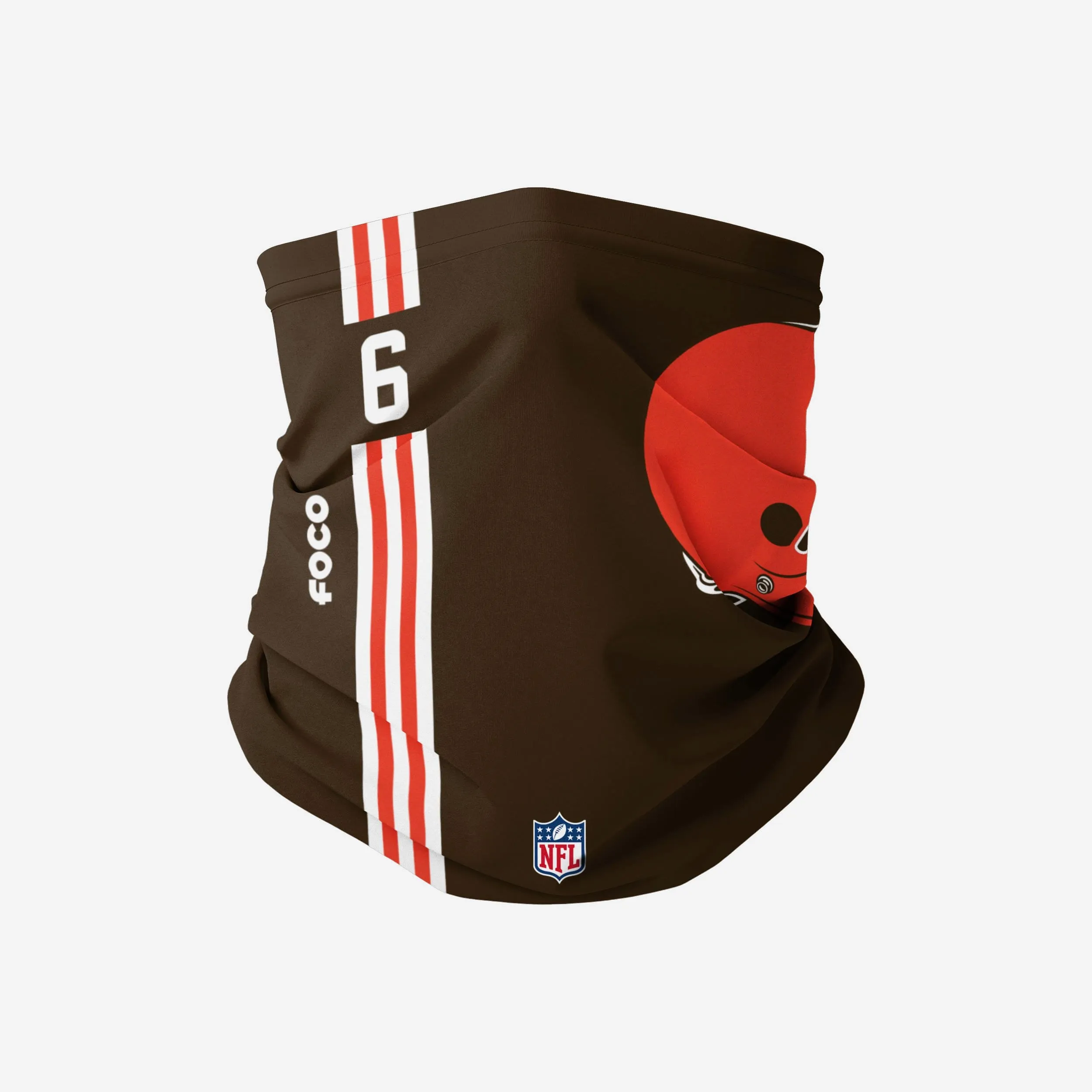 Baker Mayfield Cleveland Browns On-Field Sideline Logo Gaiter Scarf