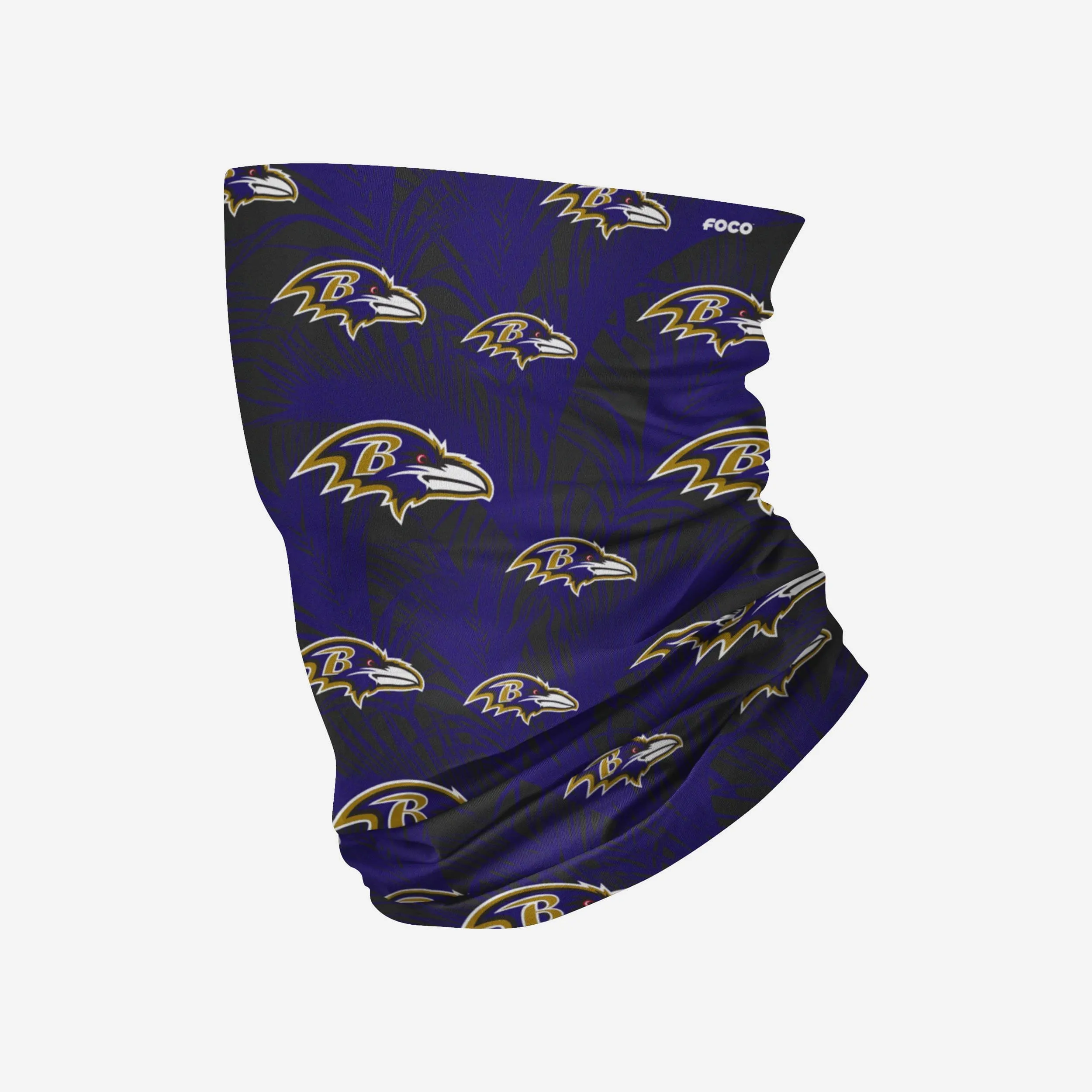 Baltimore Ravens Floral UV Gaiter Scarf