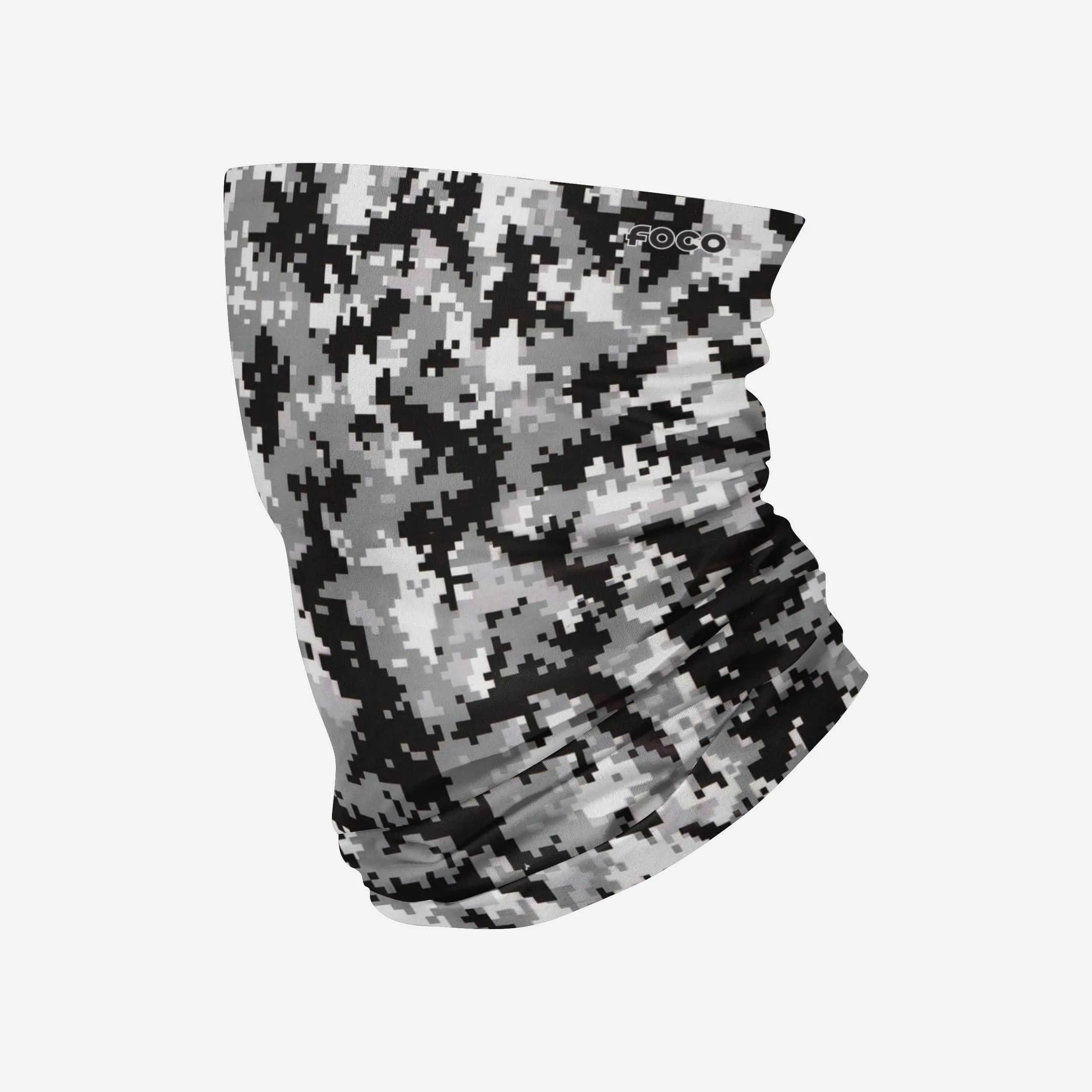 Black & White Digital Camo Gaiter Scarf