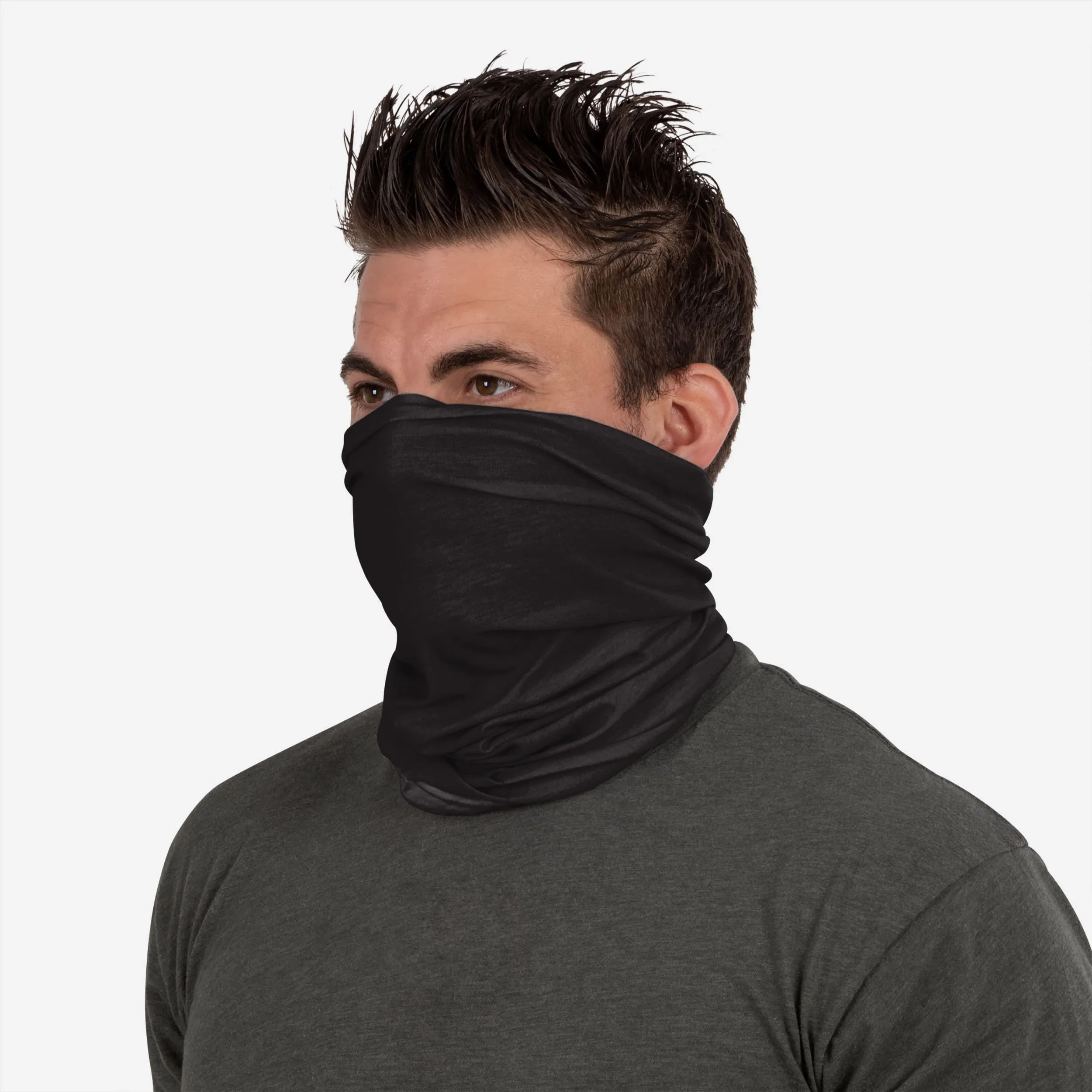 Black Bandana Gaiter Scarf