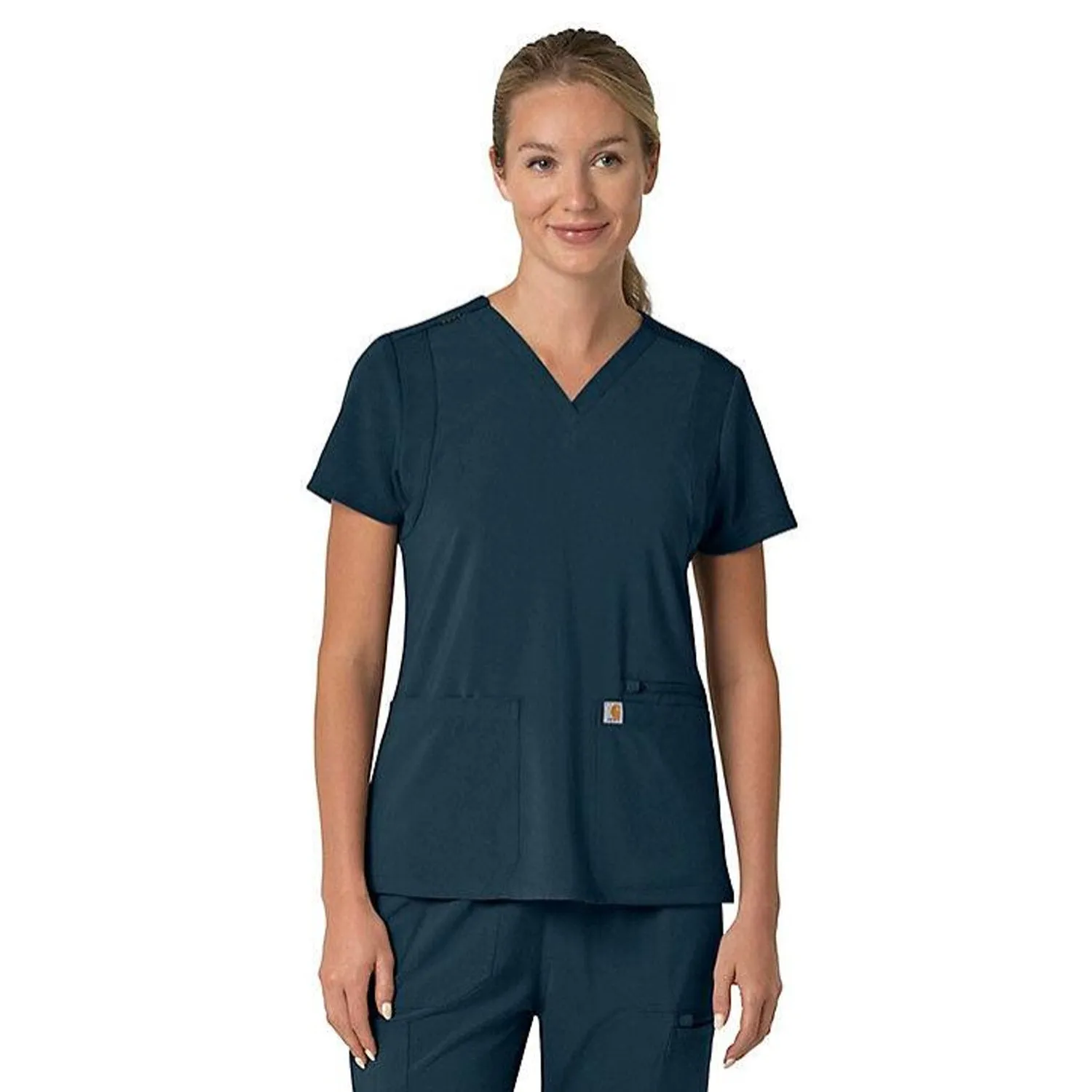 Carhartt Women's Force Flex Panel V-Neck Scrub Top