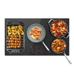 CIARRA 36 Inch Built-in Induction Cooktop 5 Booster Burners with 2 Flex Zone CABIH365BFF-S