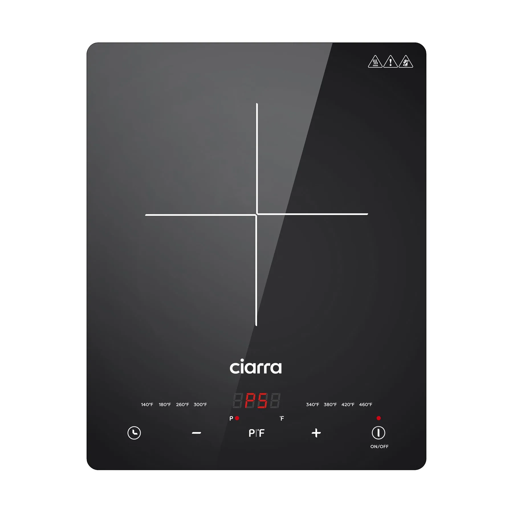 Ciarra Portable Induction Cooktop 1800W with Touch Control CATIH1-OW