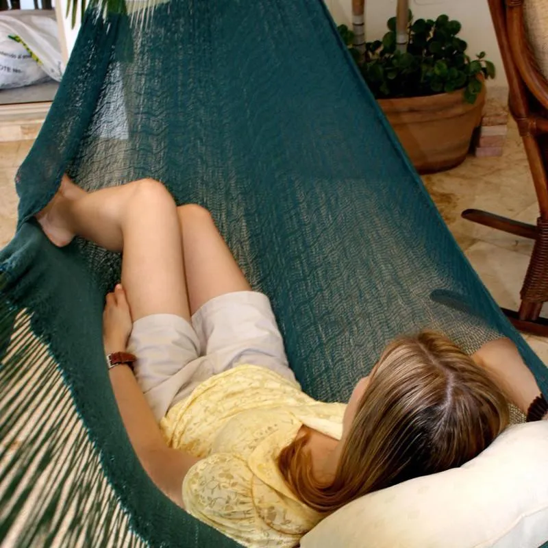 Double Mayan Hammock with Universal Stand