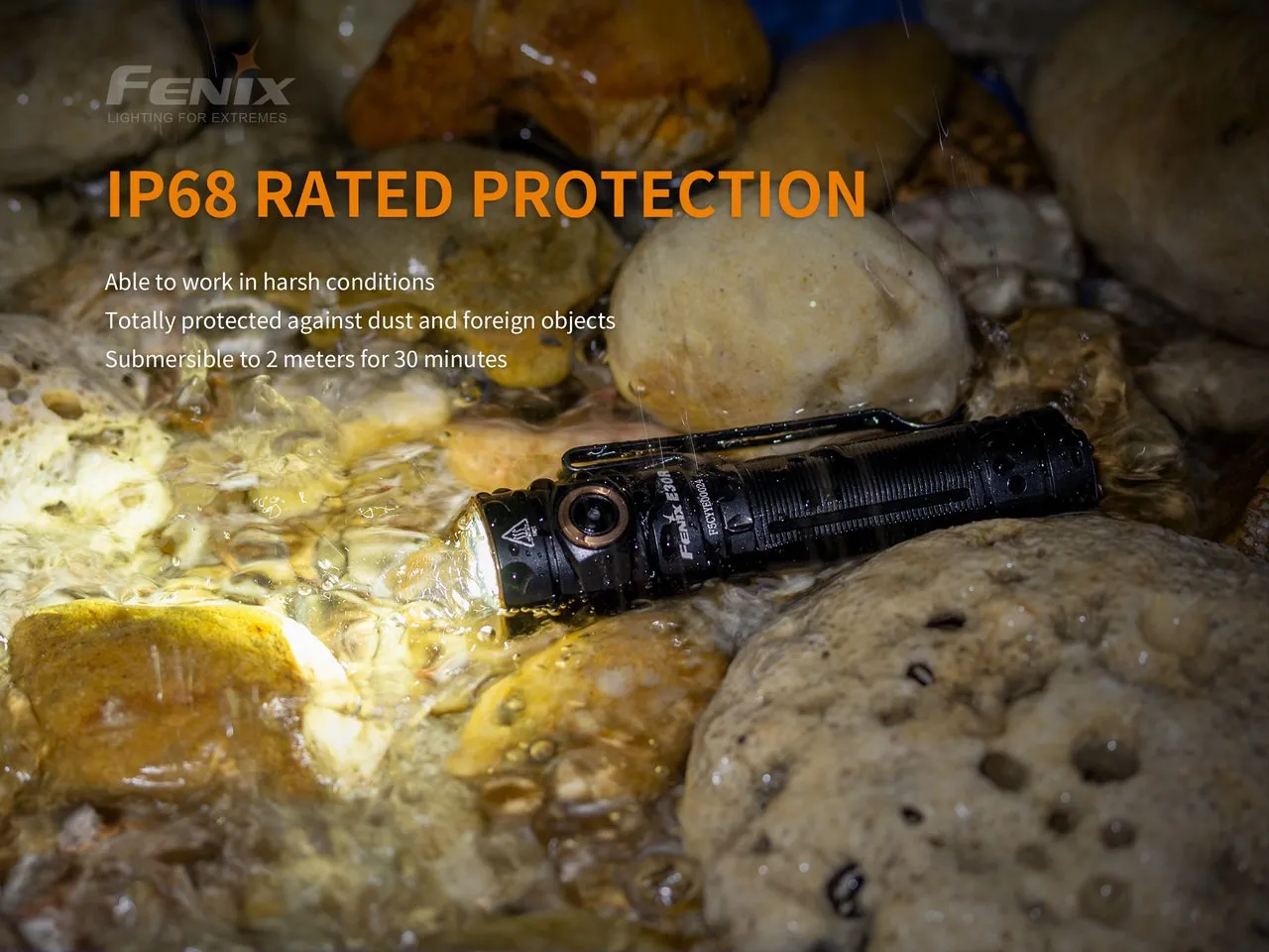 Fenix E30R Luminus SST40 LED Flashlight 1600 Lumens