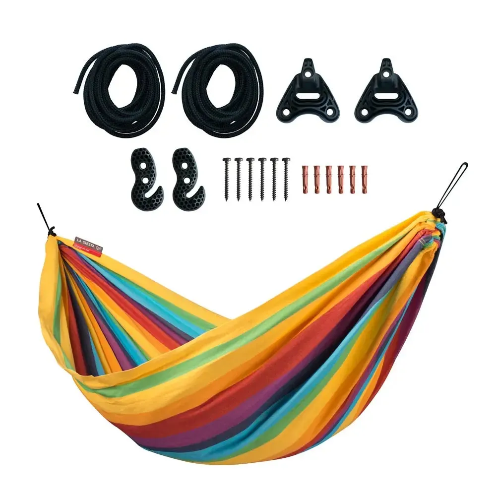 LA SIESTA Iri Organic Cotton Kids Hammock (Rainbow)