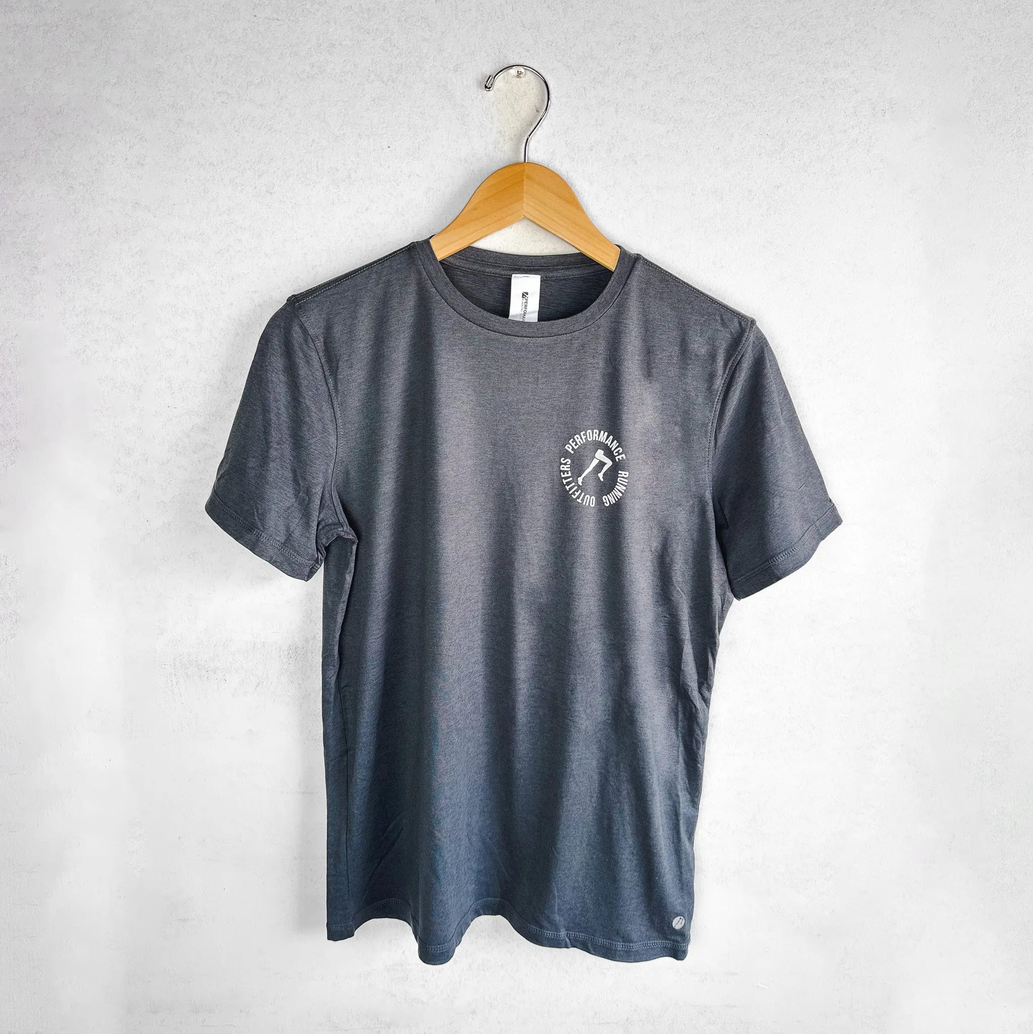 MEN'S PRO LOGO SHORT SLEEVE 2.0 - HEATHER BLACK