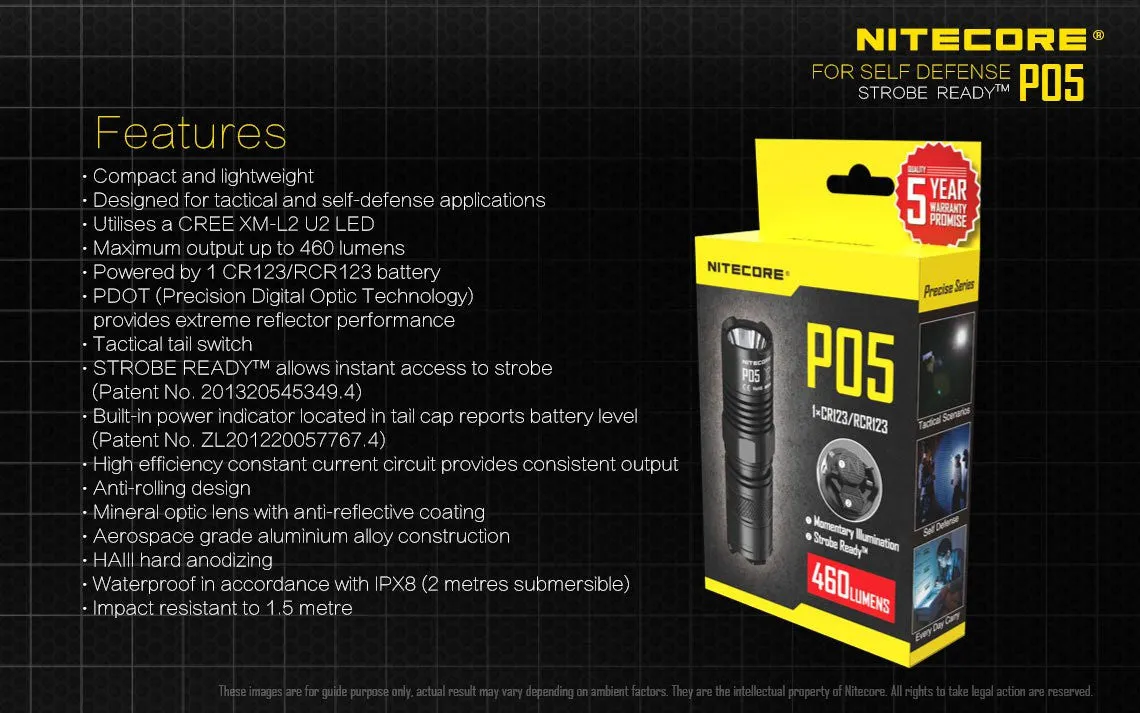 Nitecore P05 Compact LED Flashlight