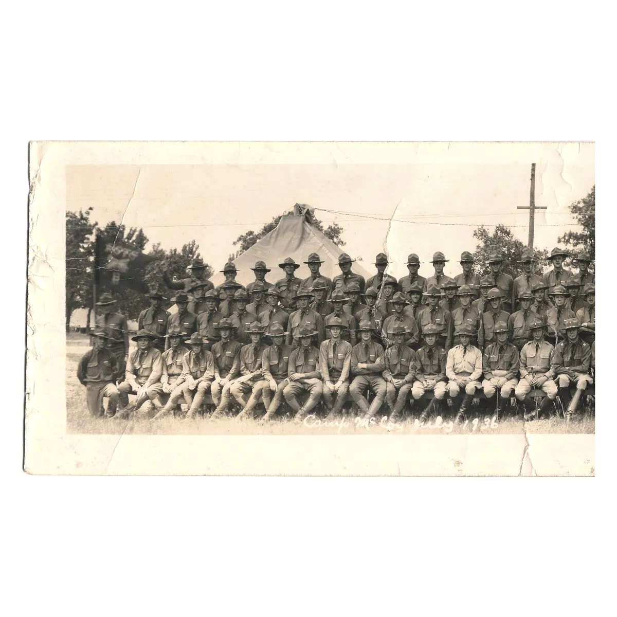 Original U.S. WWII 382nd Field Artillery Battalion Named Officer Grouping