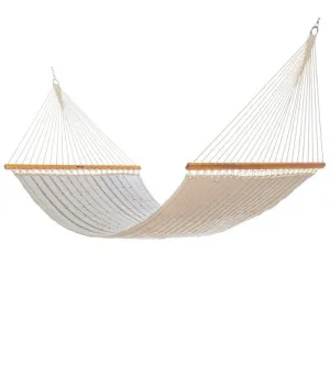 Pawleys Island Large Quilted Fabric Hammock - Sunbrella Cove Pebble