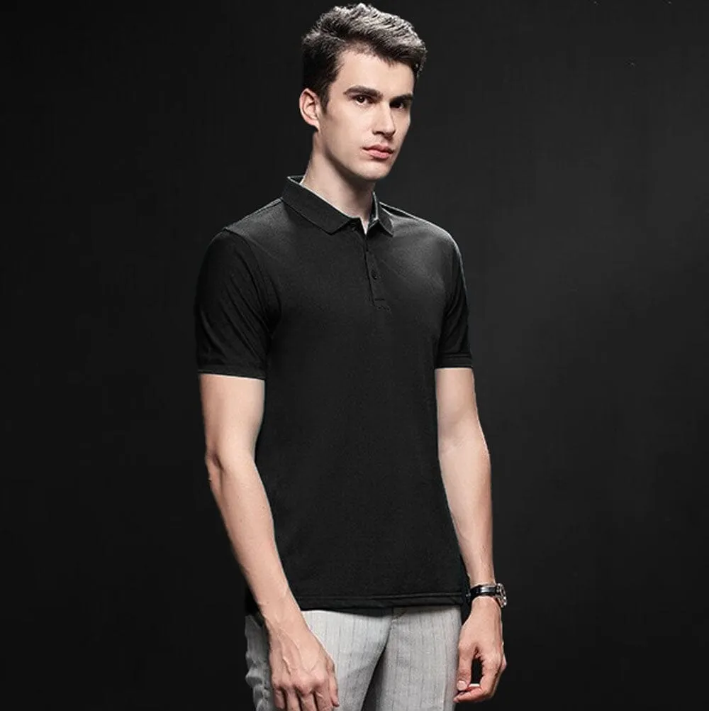 Polo Republica Men's Moisture Wicking Activewear Polo Shirt