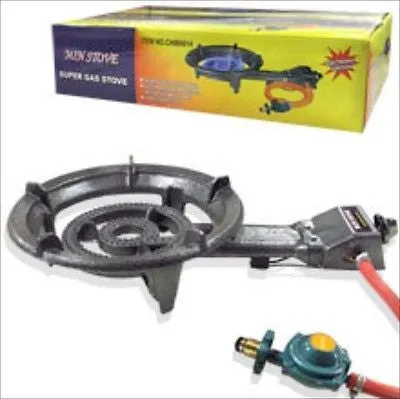 Portable Lpg Propane Gas Outdoor Camping Burner Stove Top Cast Iron Stovetop