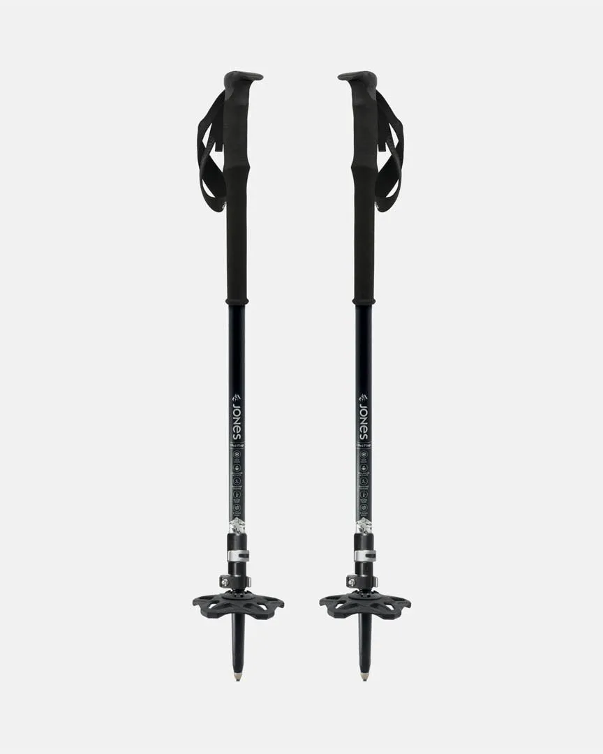 Pro Flip-Lock Talon Splitboard Poles - Black 2025