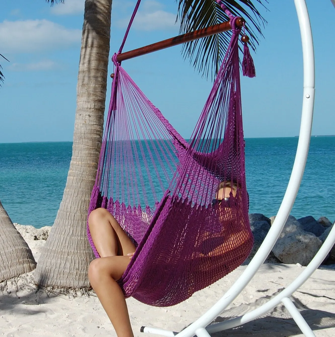 Purple Caribbean Hammock Chair - Caribbean Hammocks