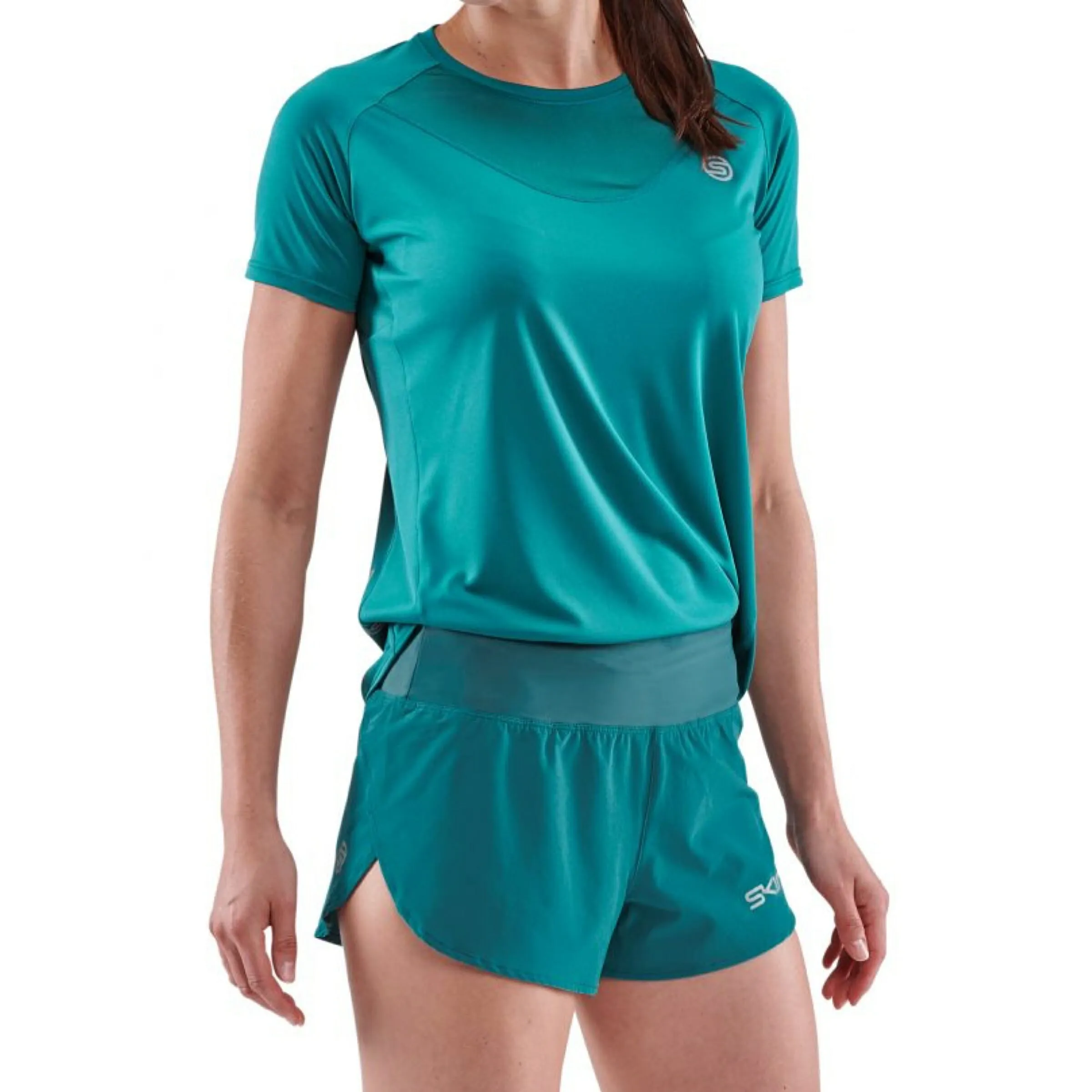 SKINS SERIES-3 WOMEN'S SHORT SLEEVE TOP TEAL