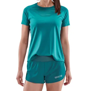 SKINS SERIES-3 WOMEN'S SHORT SLEEVE TOP TEAL