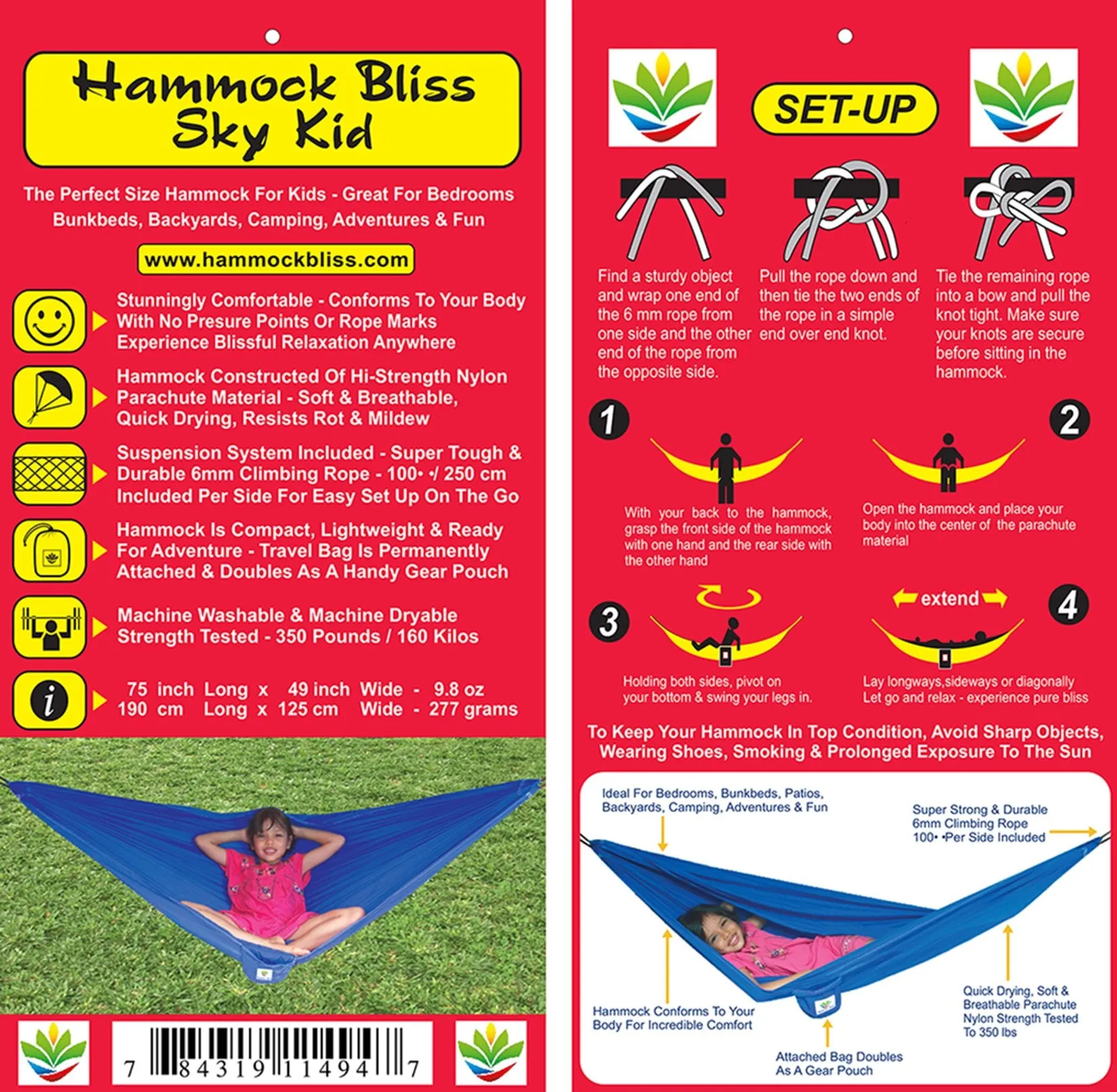 Sky Kid Hammock-Hammock Bliss