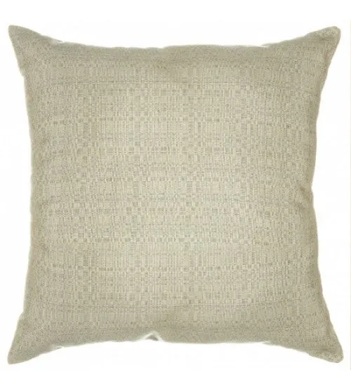 Sunbrella 24"X24" Square Designer Pillow - Linen Silver