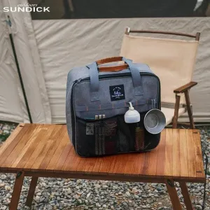 SUNDICK Outdoor Camping Bag Storage Bag Anti-collision Portable Tableware Bag Card Type Stove Gas Cylinder Storage Handbag