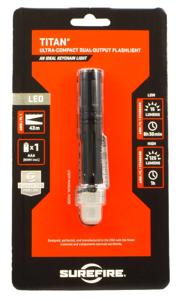 Surefire Titan Ultra-Compact Dual-Output Flashlight