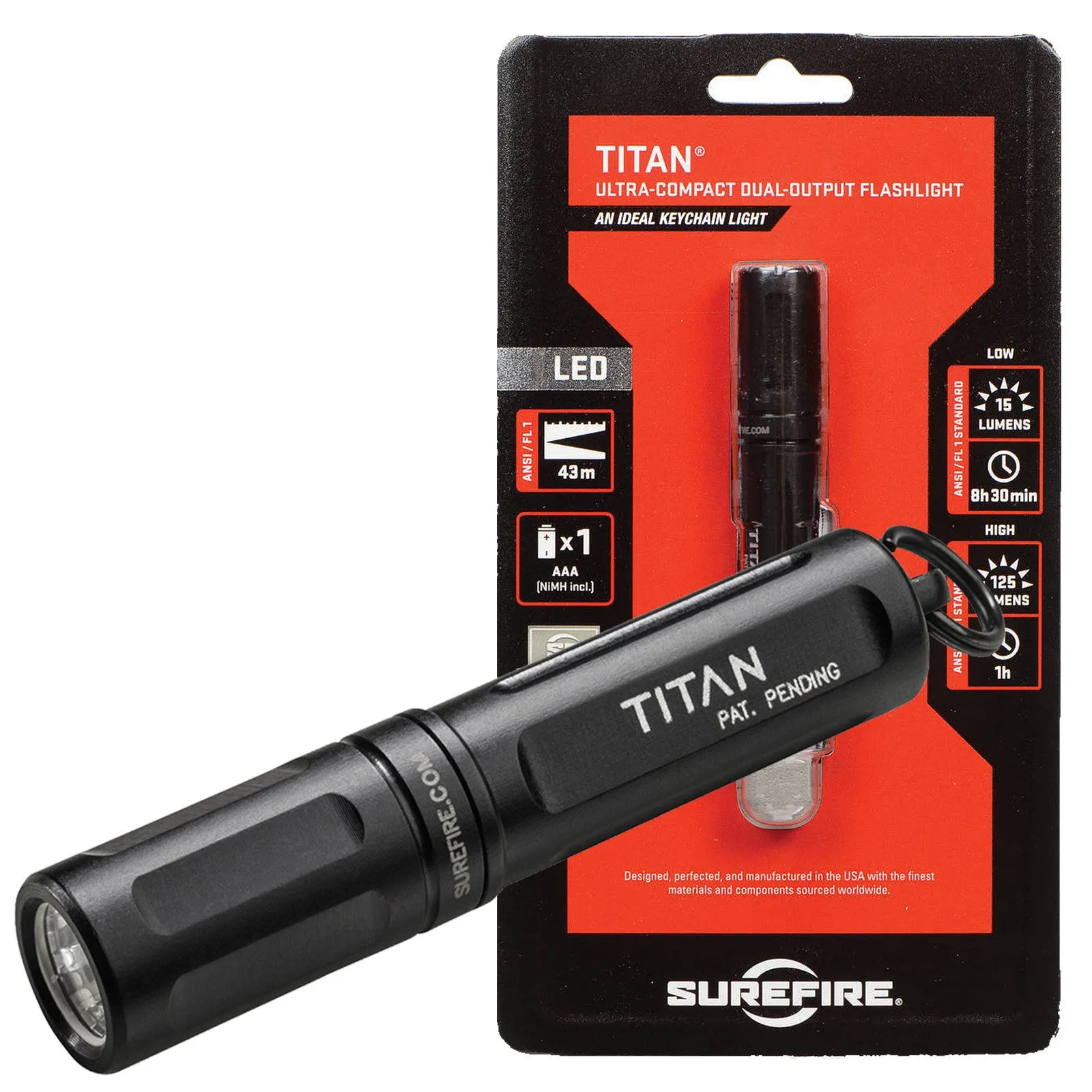 Surefire Titan Ultra-Compact Dual-Output Flashlight