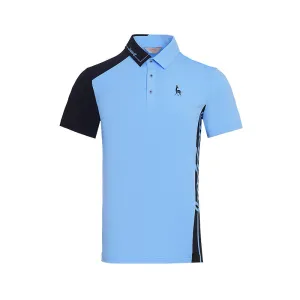 SVG Men's Colorblock Short-sleeved Polo Shirt