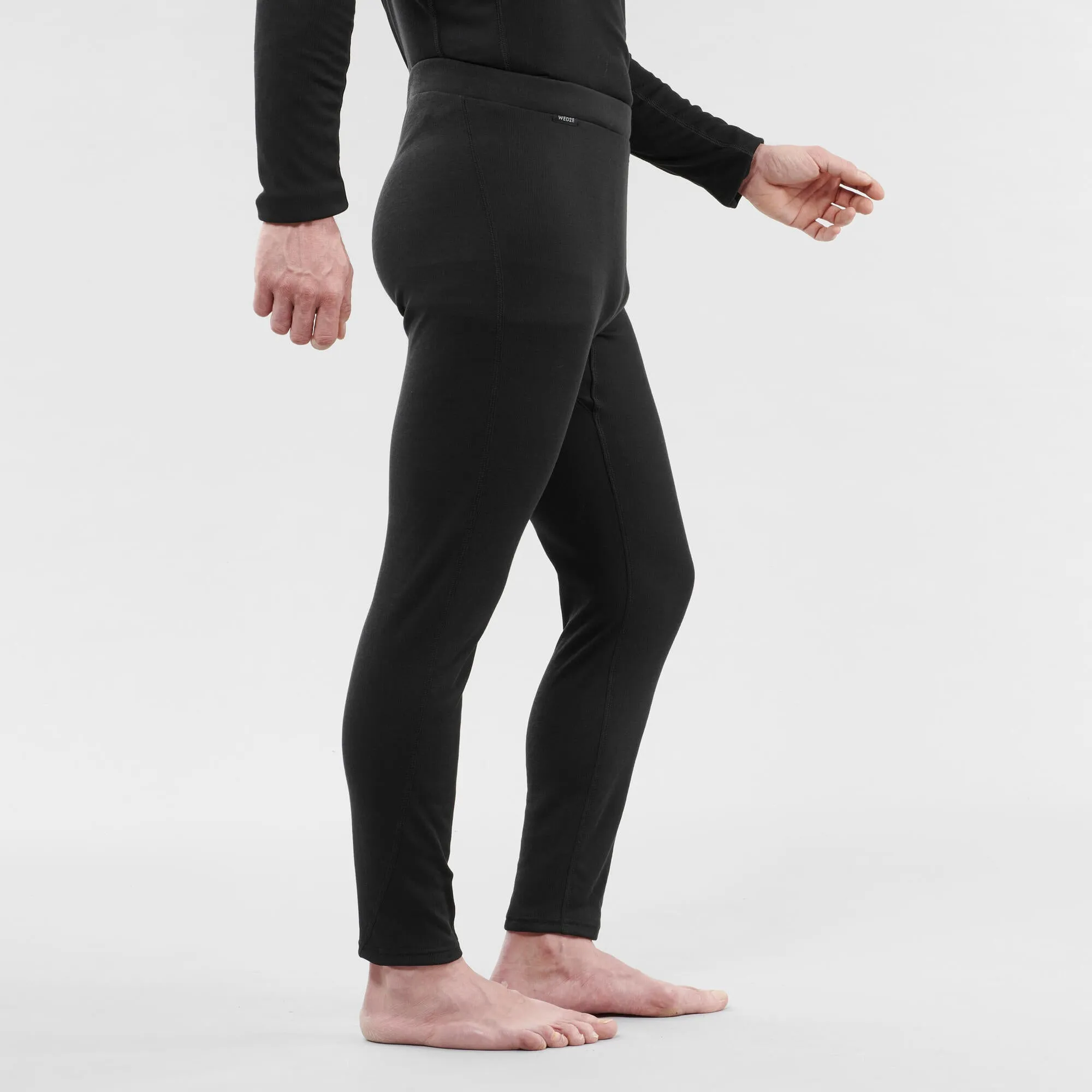 Wedze M Ski Thermal Base Layer Bottoms - BL 100 - Black